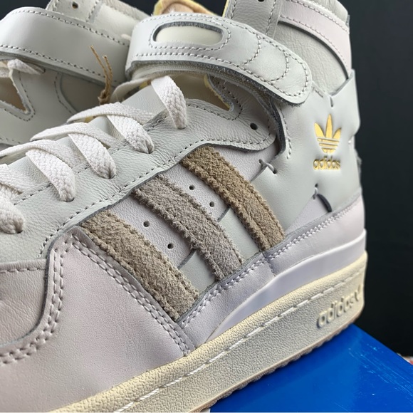 Adidas Forum 84 High Tops Neutral Tan Mens And Womens Size - Picture 8 of 16